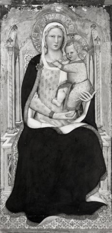 Christie's — Spinello Aretino - sec. XIV/ XV - Madonna con Bambino in trono — insieme
